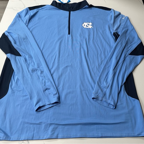 North Carolina Tar Heels Men’s Columbia 1/4 Zip Long Sleeve (XXL) Retail For $65 - Picture 1 of 14